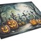 Edge Collections - 15" x 12" - Multicolor - Decorative Glass Cutting Board with Spooky Halloween Design - 1 Piece